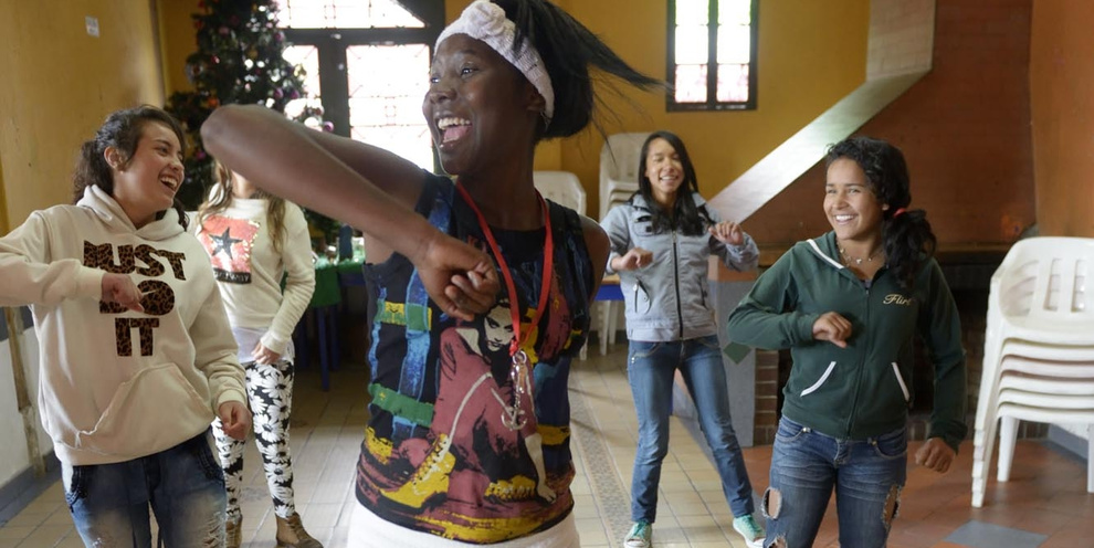 Kolumbien: Tanzworkshop im Projekt Benposta